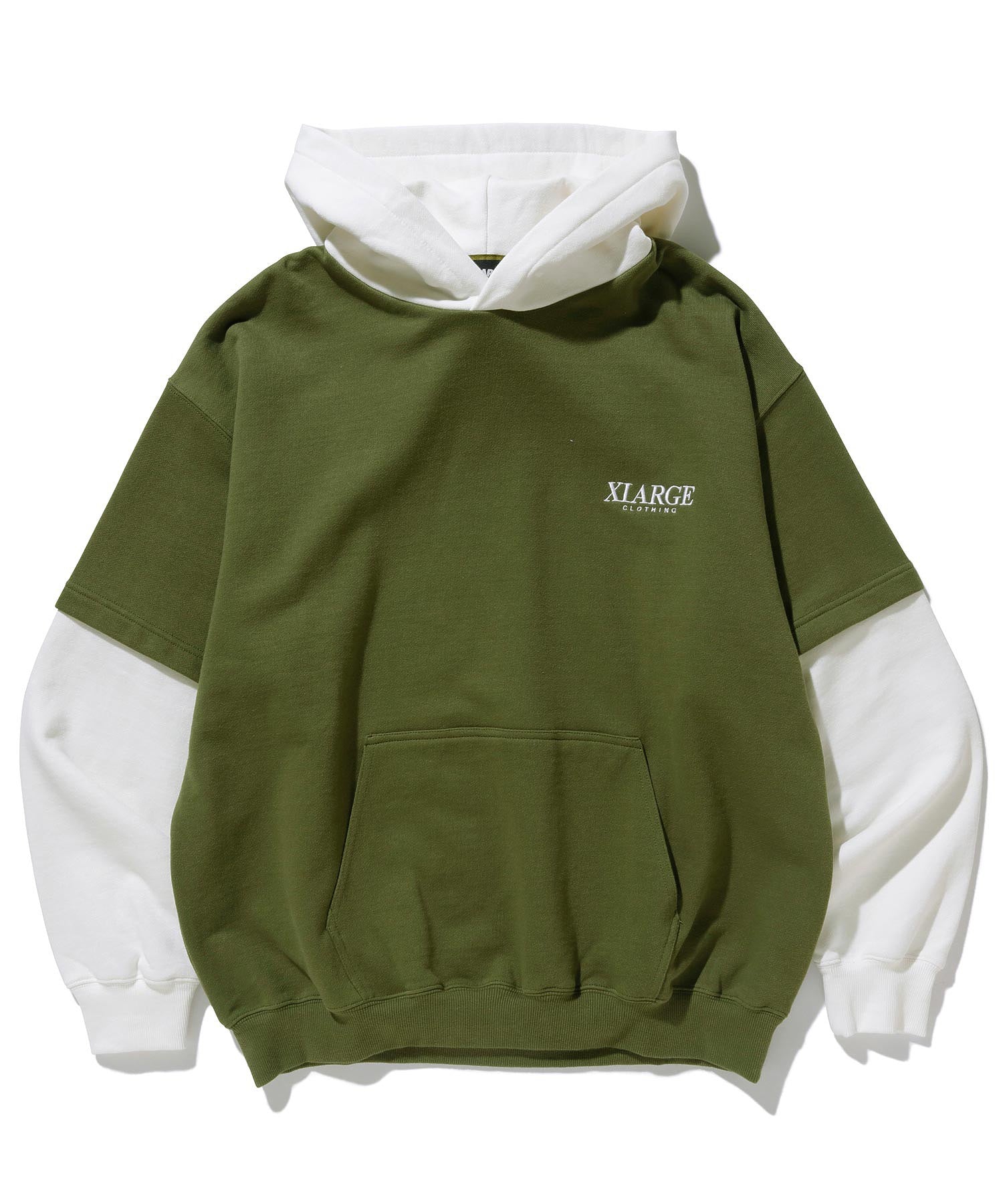 LAYERED HOODED SWEAT XLARGE