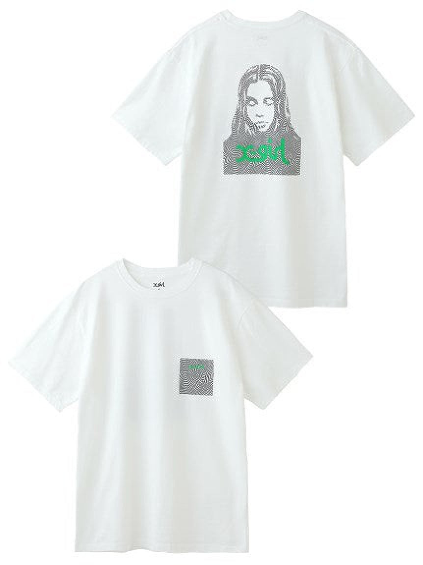 CHECKERED FACE S/S TEE X-girl