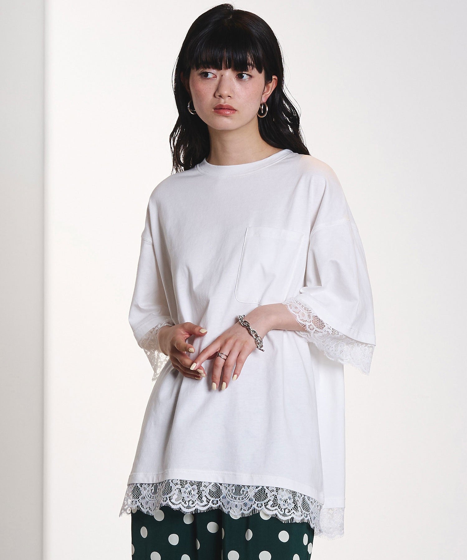 model:163cm 着用サイズ:ONE SIZE