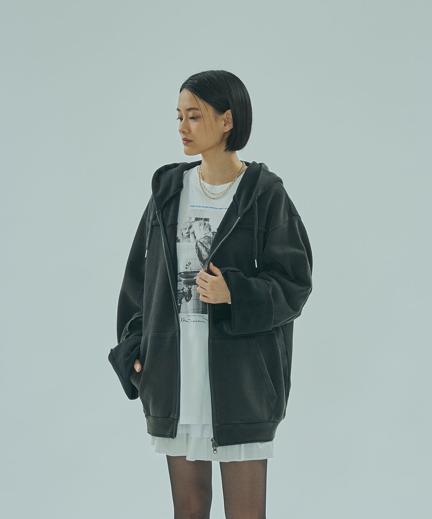 CREOLME/FULL ZIP HOODIE