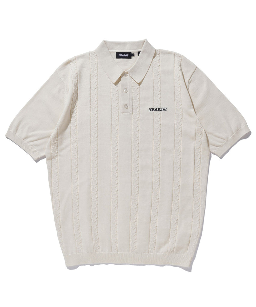 EMBROIDERED LOGO KNIT POLO SHIRT – calif（カリフ）公式サイト