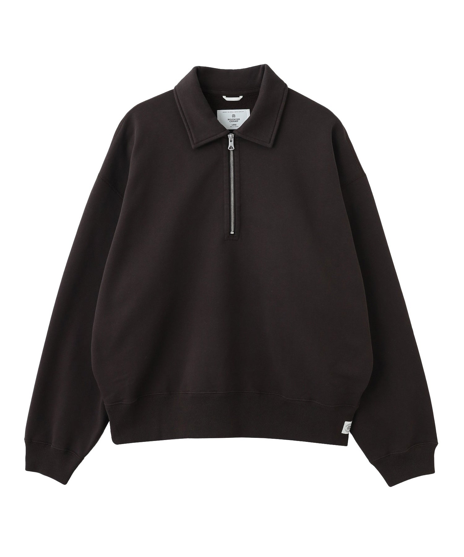 REIGNING CHAMP/レイニングチャンプ/BRUSHED FLEECE HALF ZIP RELAXED SWEAT RC-3561