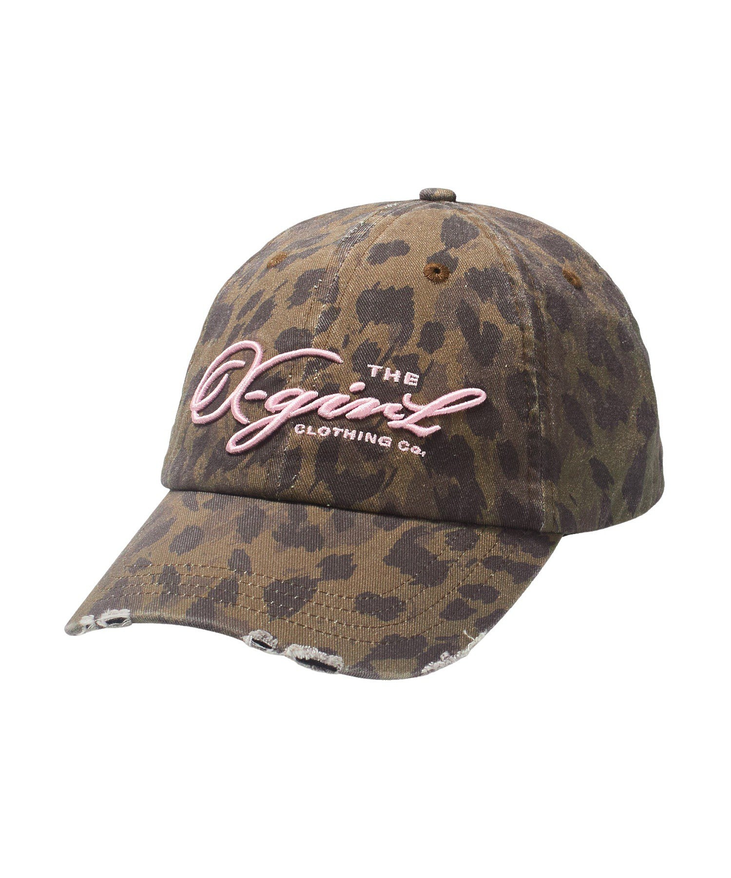 DISTRESSED SCRIPT LOGO 6PANEL CAP