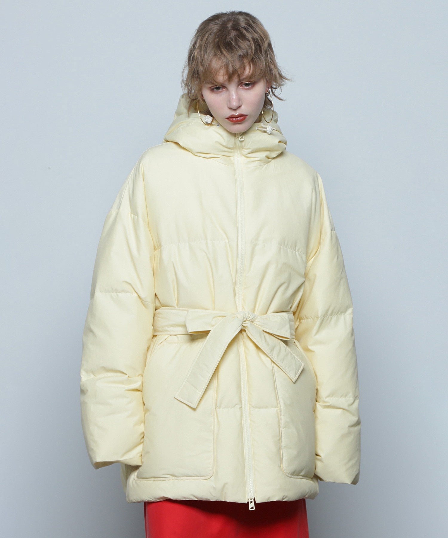 【イエローROSE BUD限定カラー】F/CE./RECYCLED DOWN HOOD BLOUSON