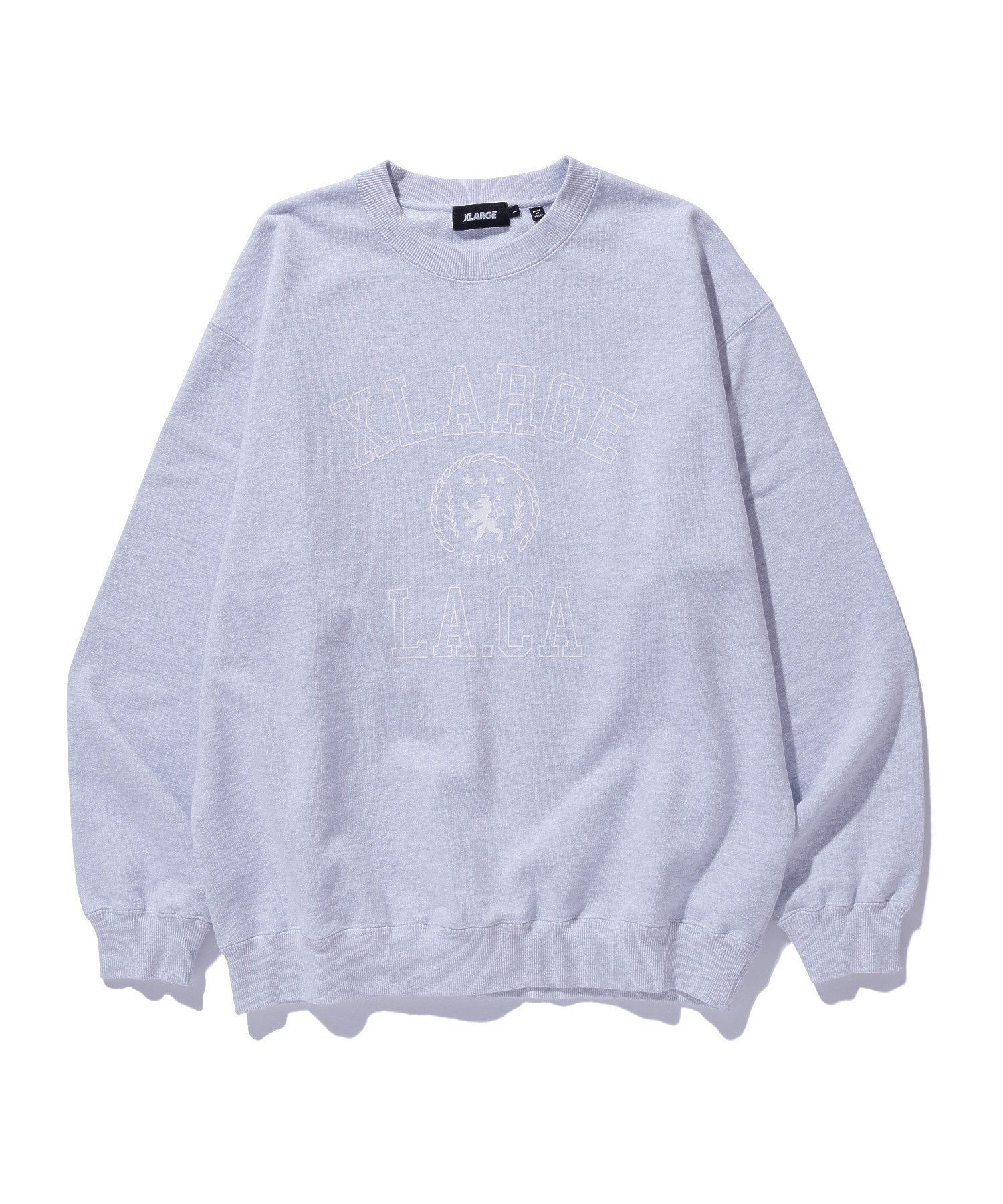 COLLEGE LOGO CREWNECK SWEATSHIRT