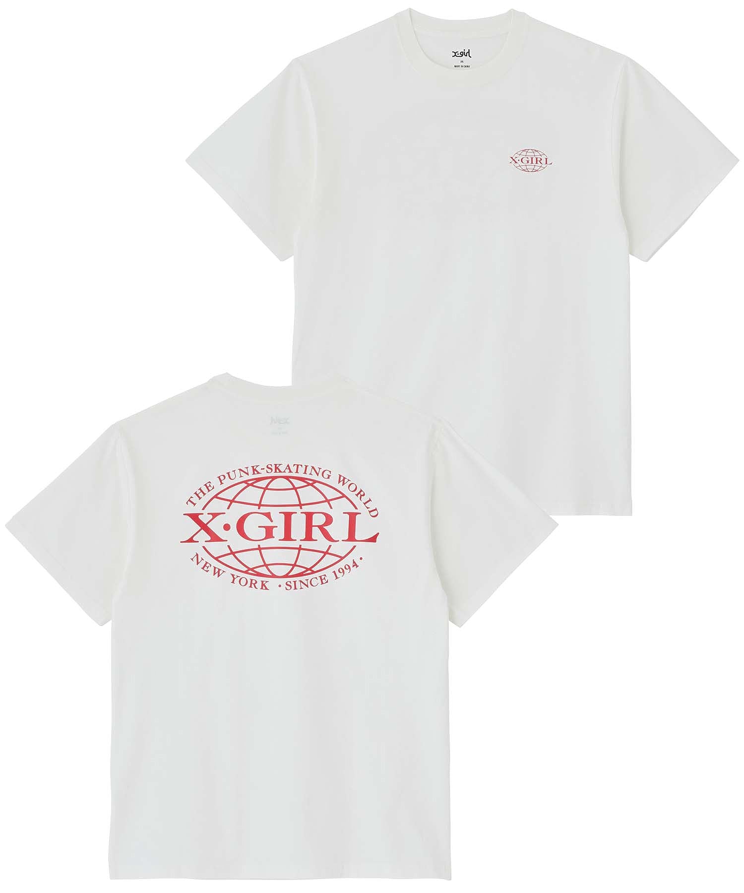 X-GIRL WORLD LOGO S/S TEE