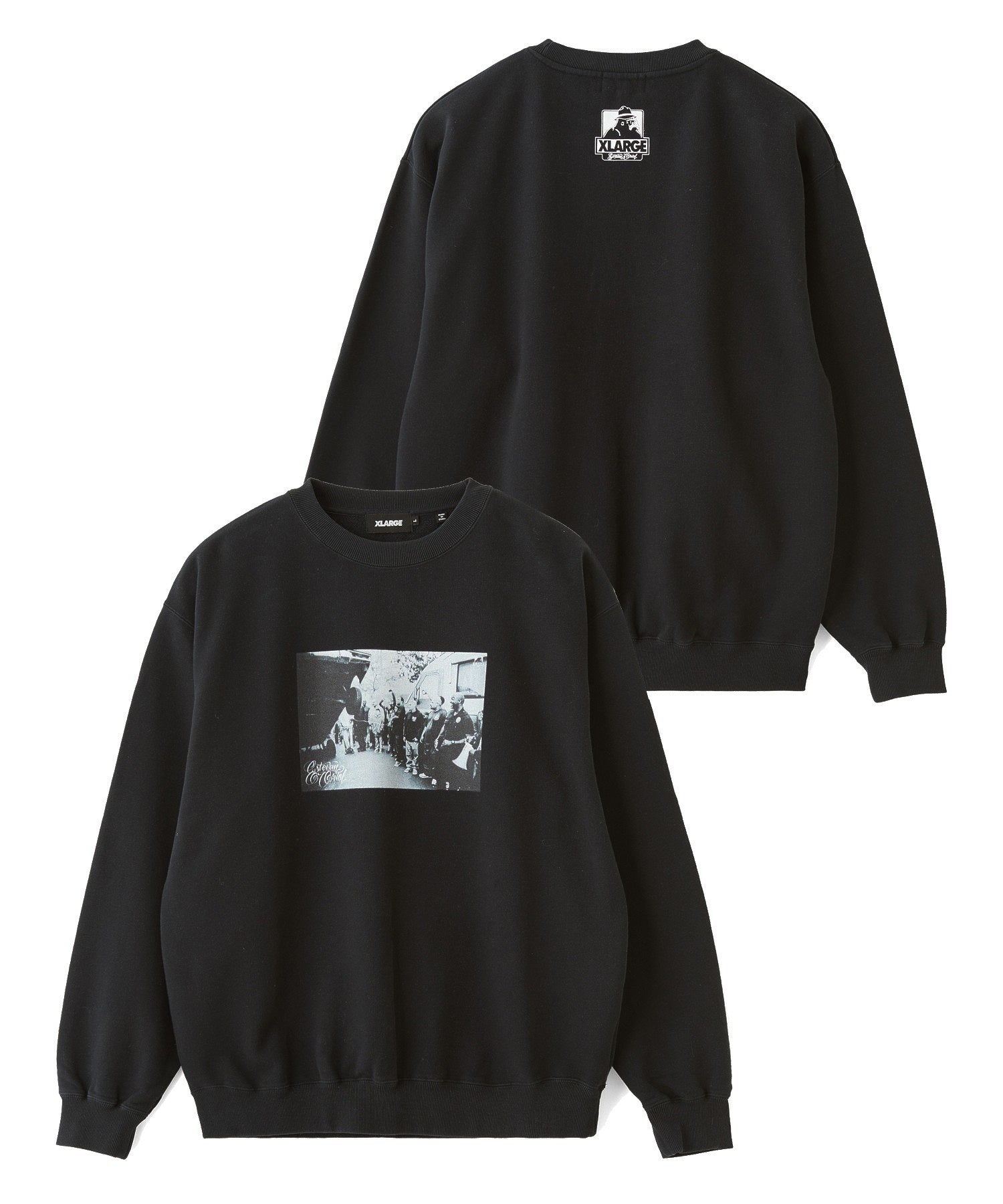 XLARGE×ESTEVAN ORIOL CREWNECK SWEAT