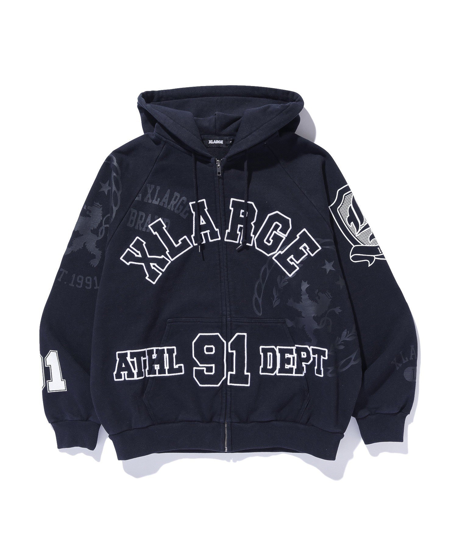 MULTI ZIP HOODED SWEATSHIRT