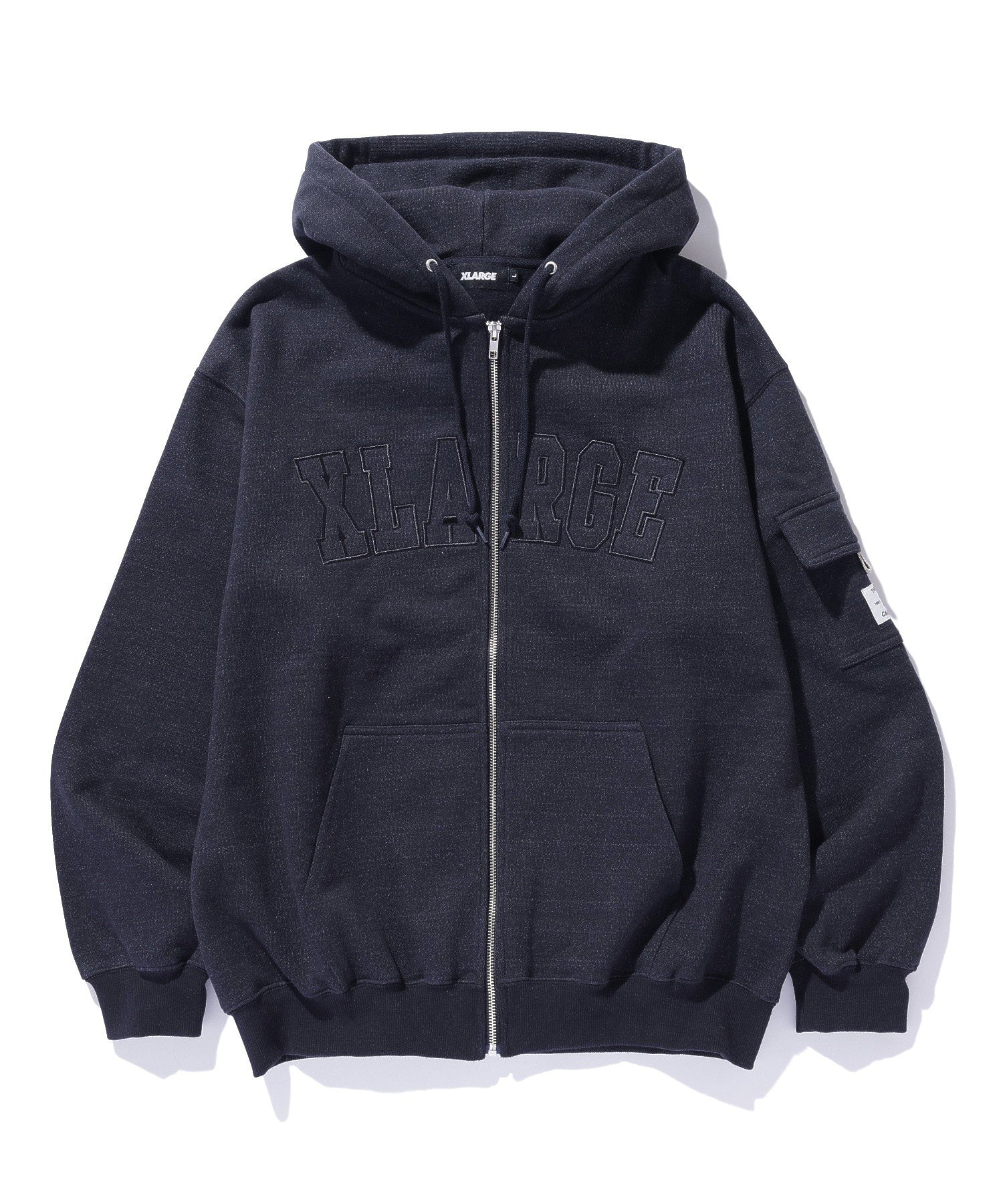 HEATHER ZIP UP HOODED SWEATSHIRT