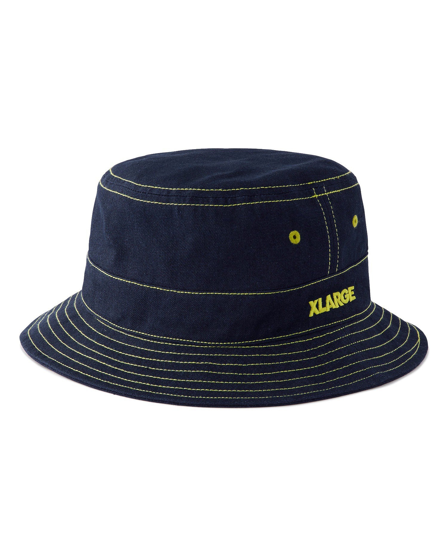 CONTRAST STITCHED BUCKET HAT