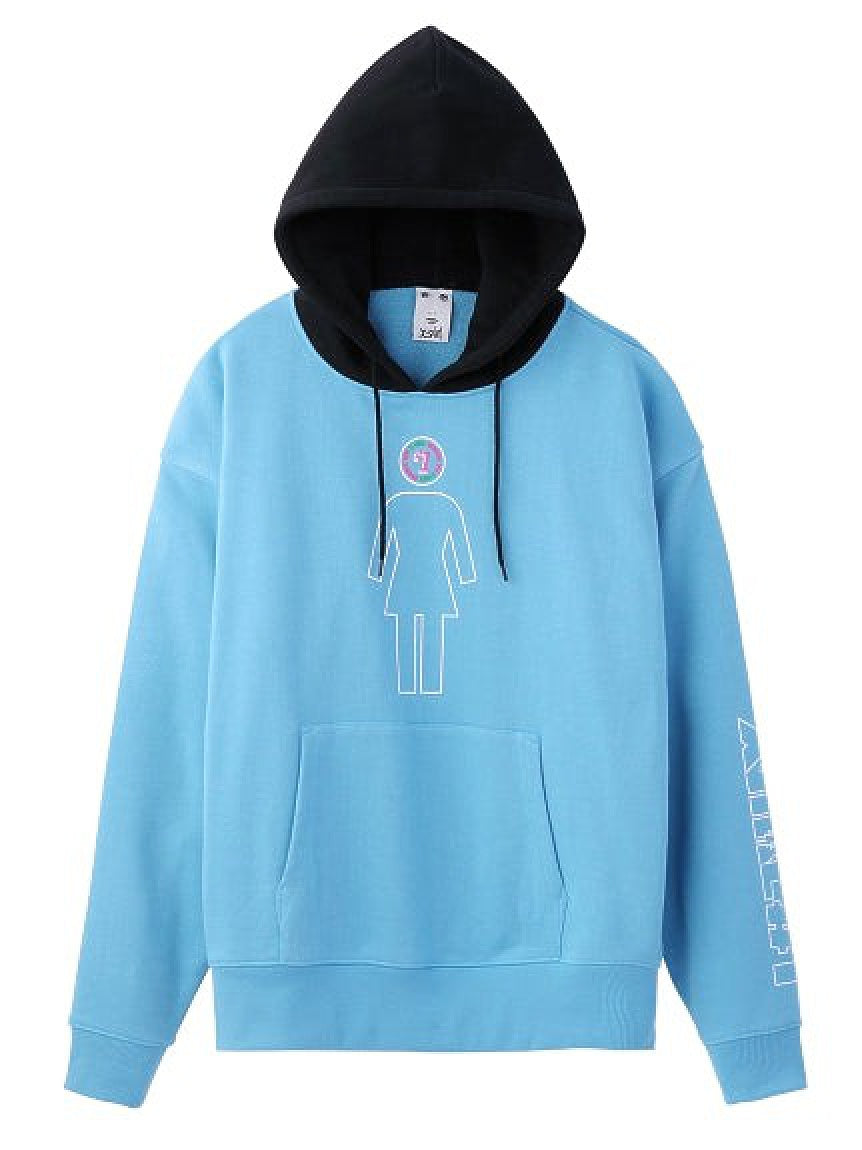 #1 X-girl x GIRL SKATEBOARDS SWEAT HOODIE