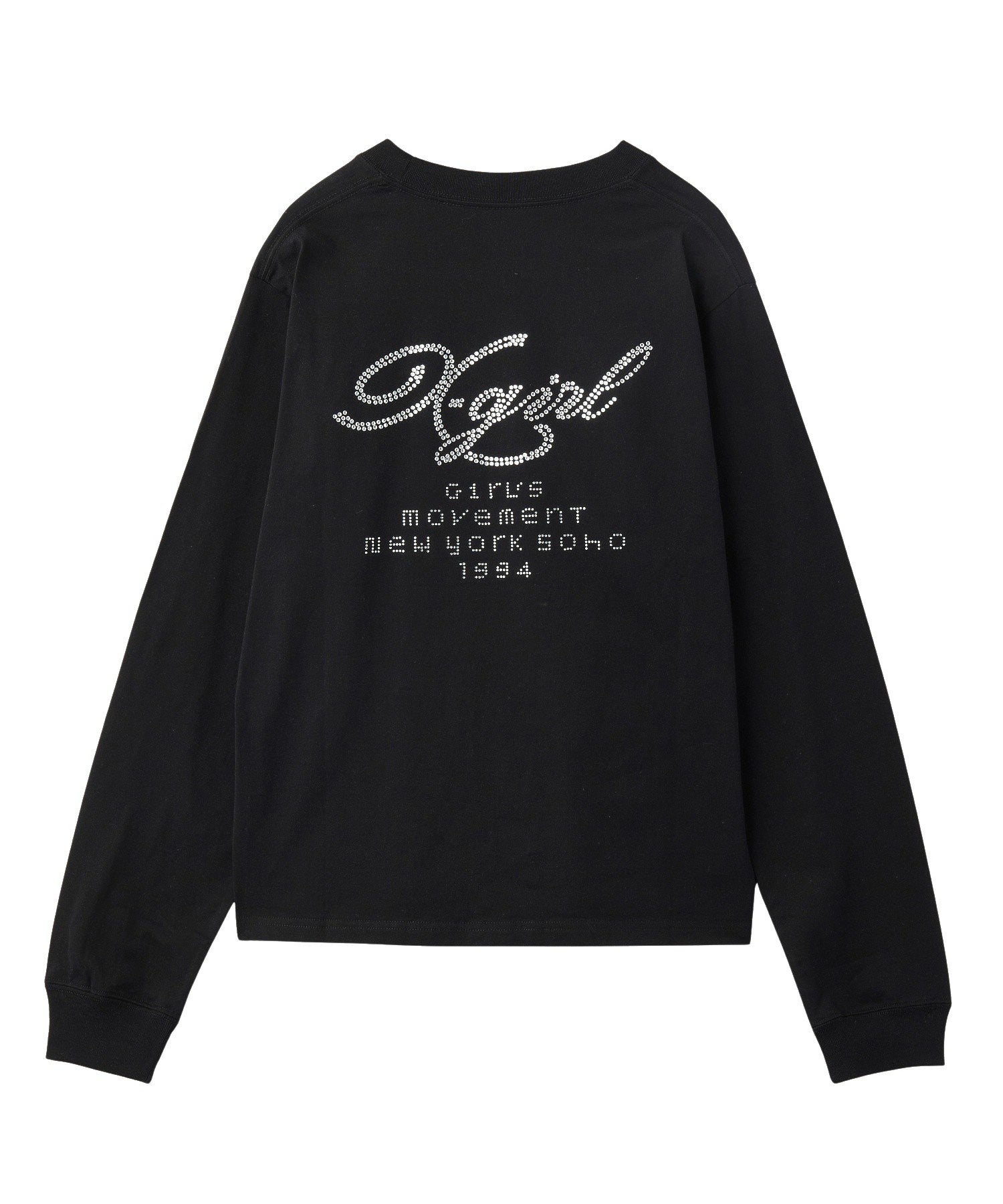 RHINESTONE COMBINATION LOGO L/S TEE