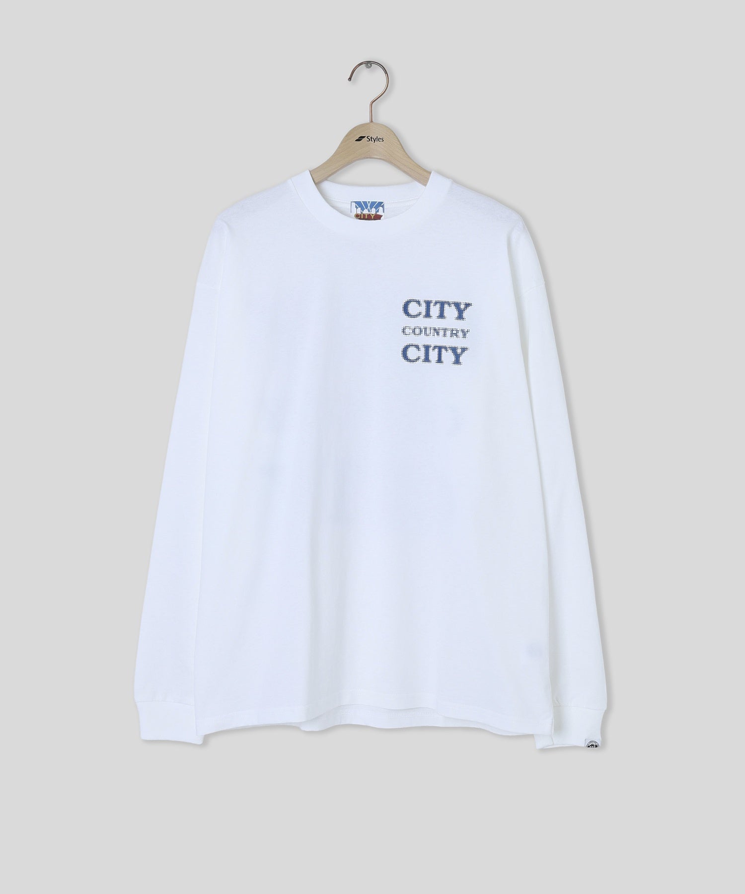 CCC/シティーカントリーシティー/COTTON L/S T-SHIRT CITY COUNTRY CITY 261T002