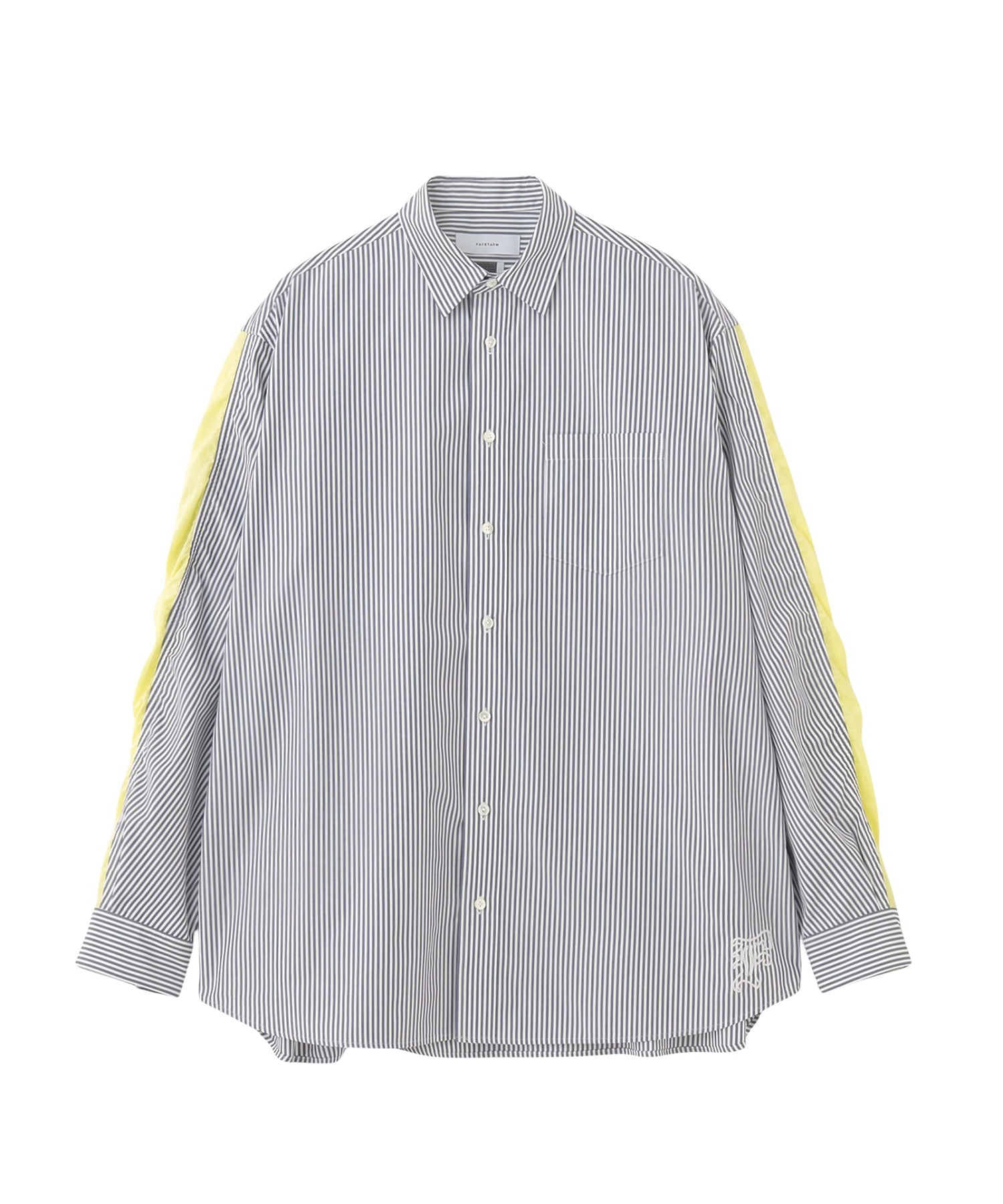 FACETASM/ファセッタズム/SLEEVE PANEL BIG HEART SHIRT/NAT-SH-M01