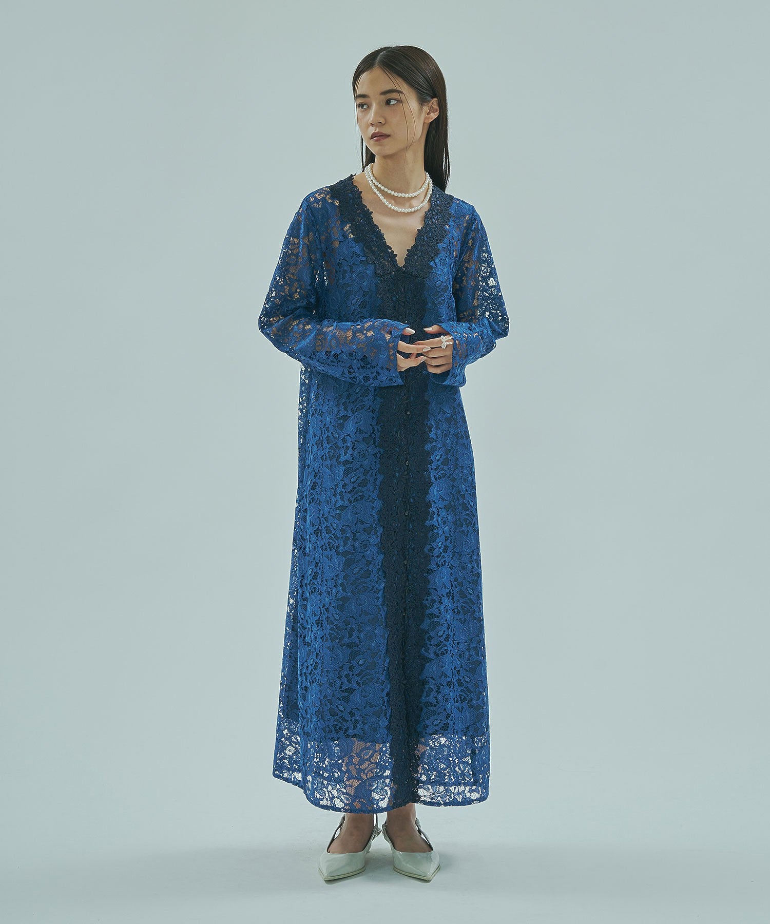 LACE GOWN DRESS