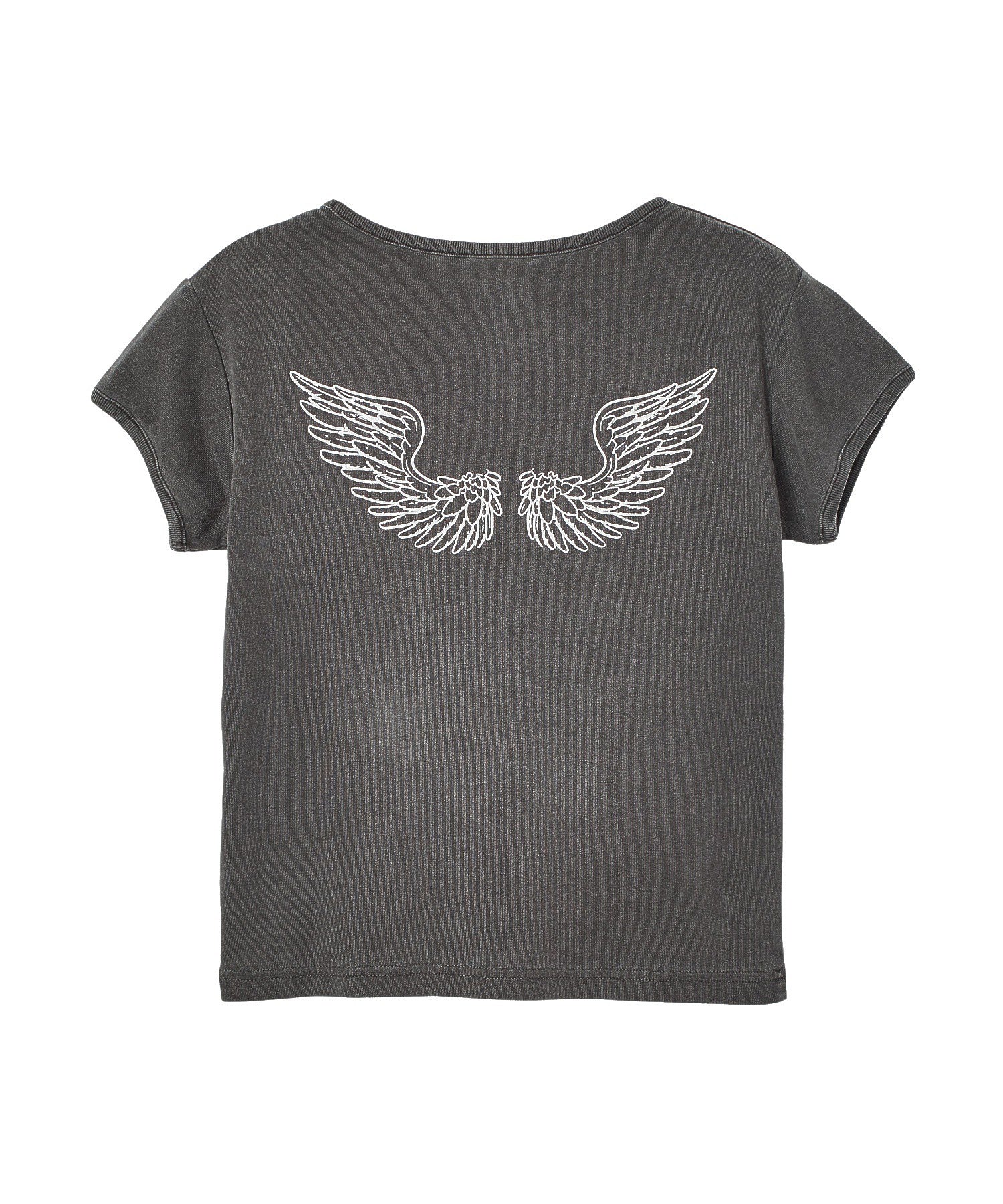 FADED ANGEL WING S/S BABY TEE