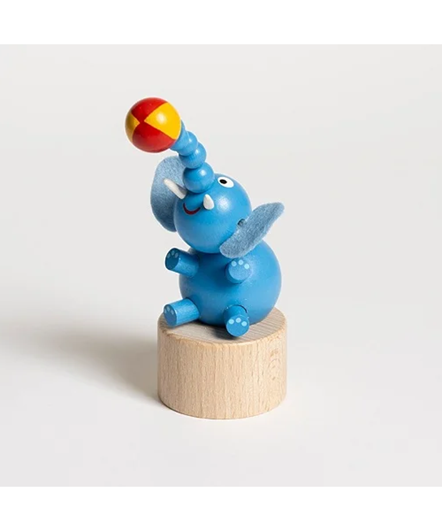 DETOA Push Up Toy Bule Elephant