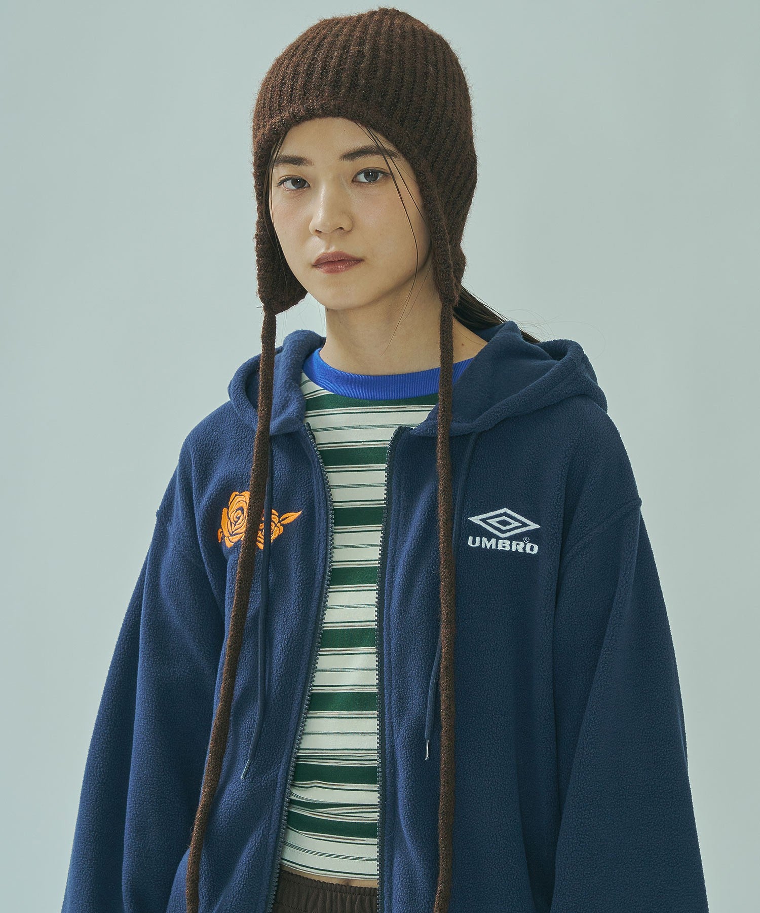 UMBRO × ROSE BUD/KNIT CAP