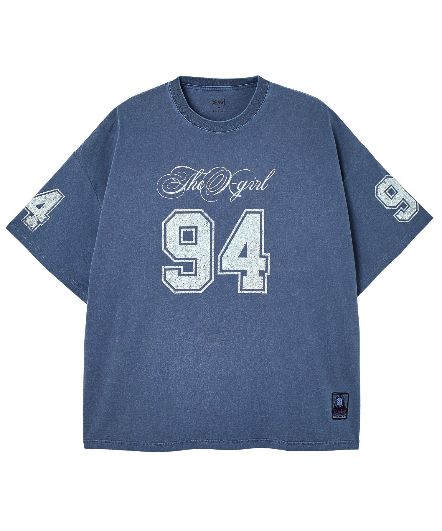 FADED NUMBER S/S BIG TEE DRESS