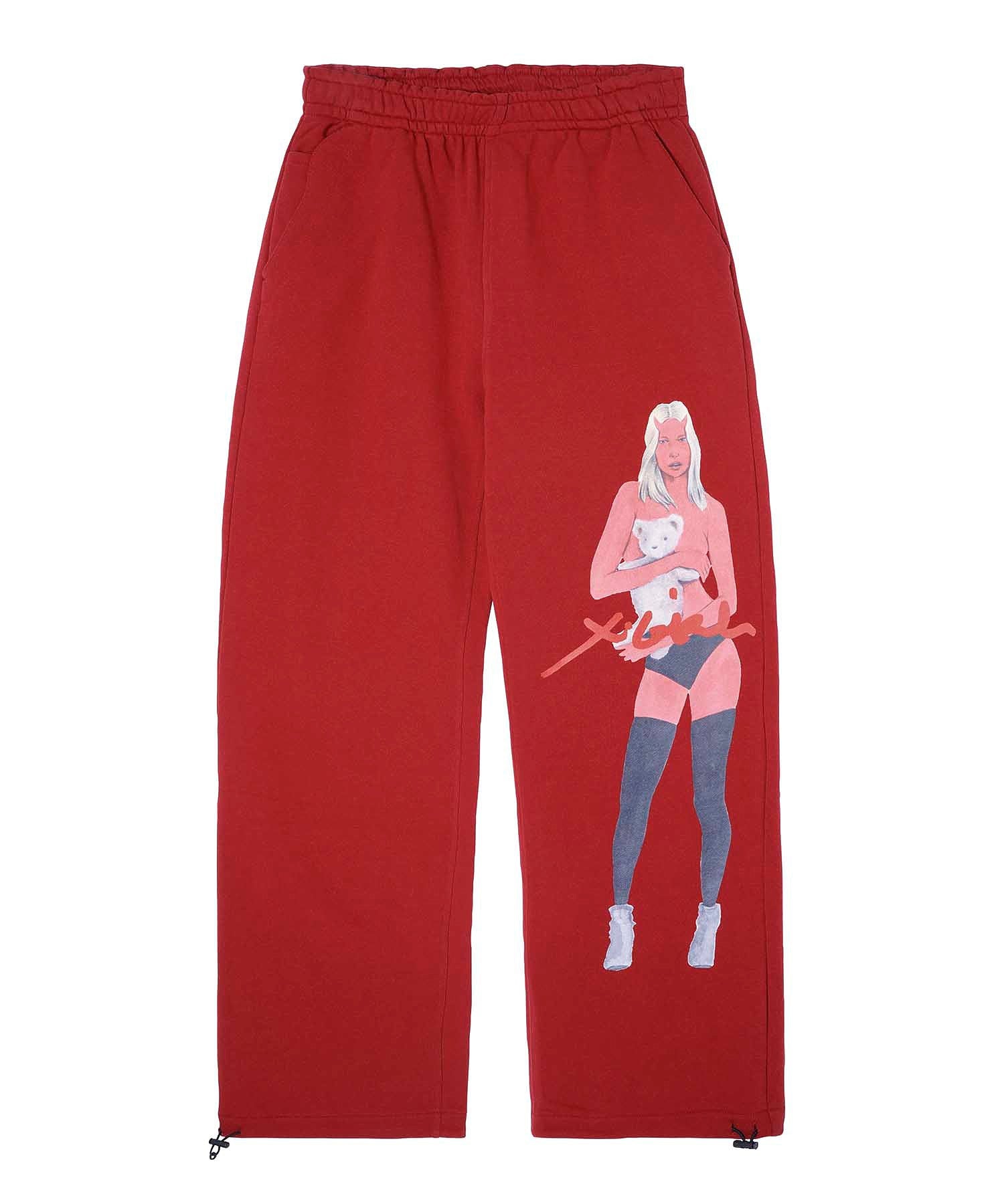 X-girl × T-REX SWEAT PANTS