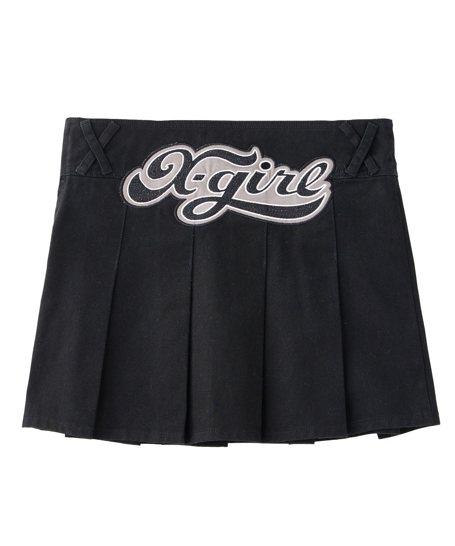 LOW RISE HIP LOGO MINI SKIRT