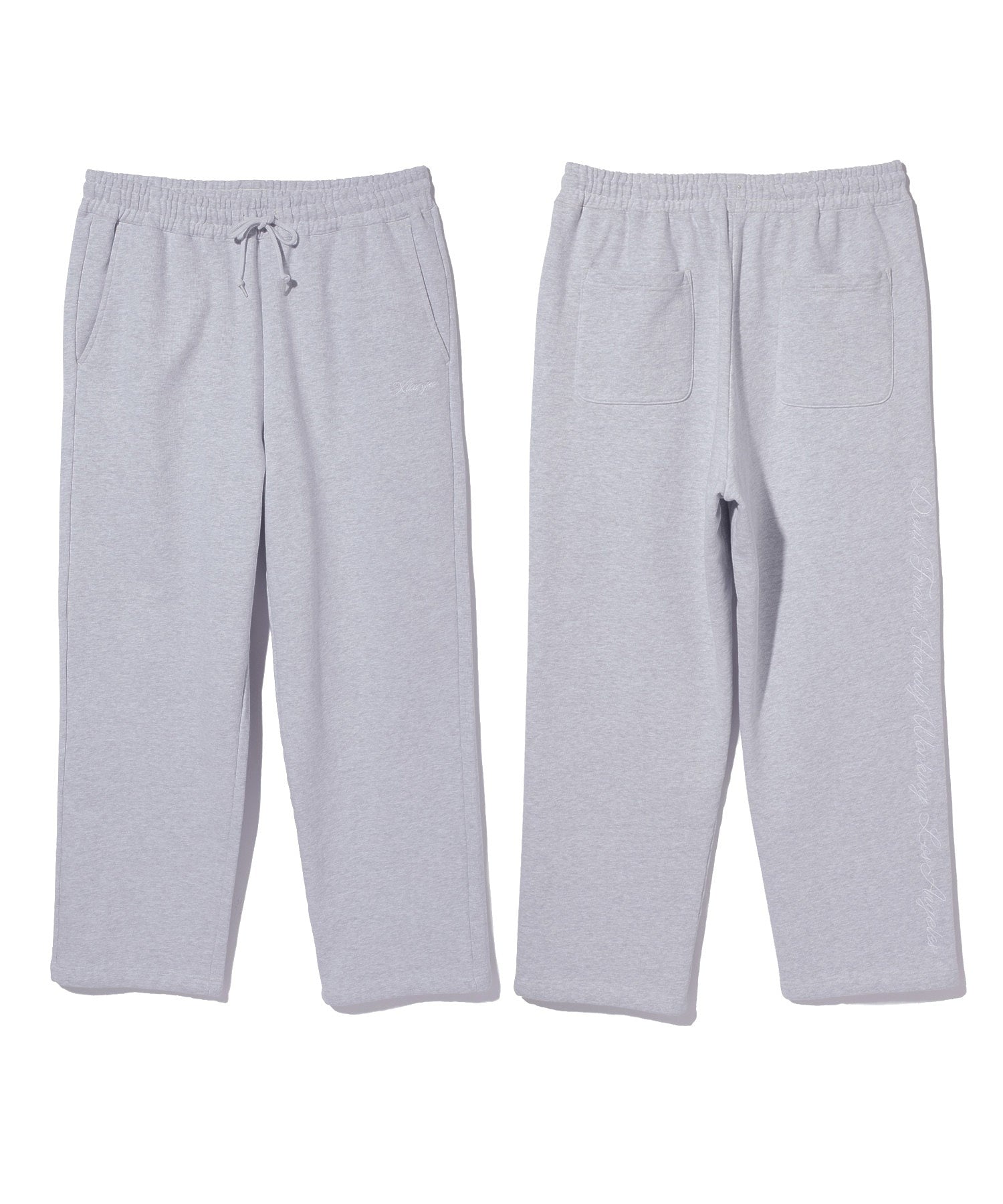 CURSIVE WIDE SWEAT PANTS