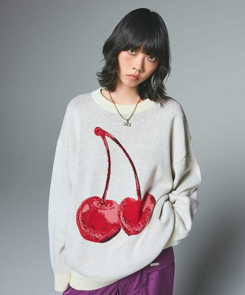 CHERRY JACQUARD KNIT TOP – calif（カリフ）公式サイト