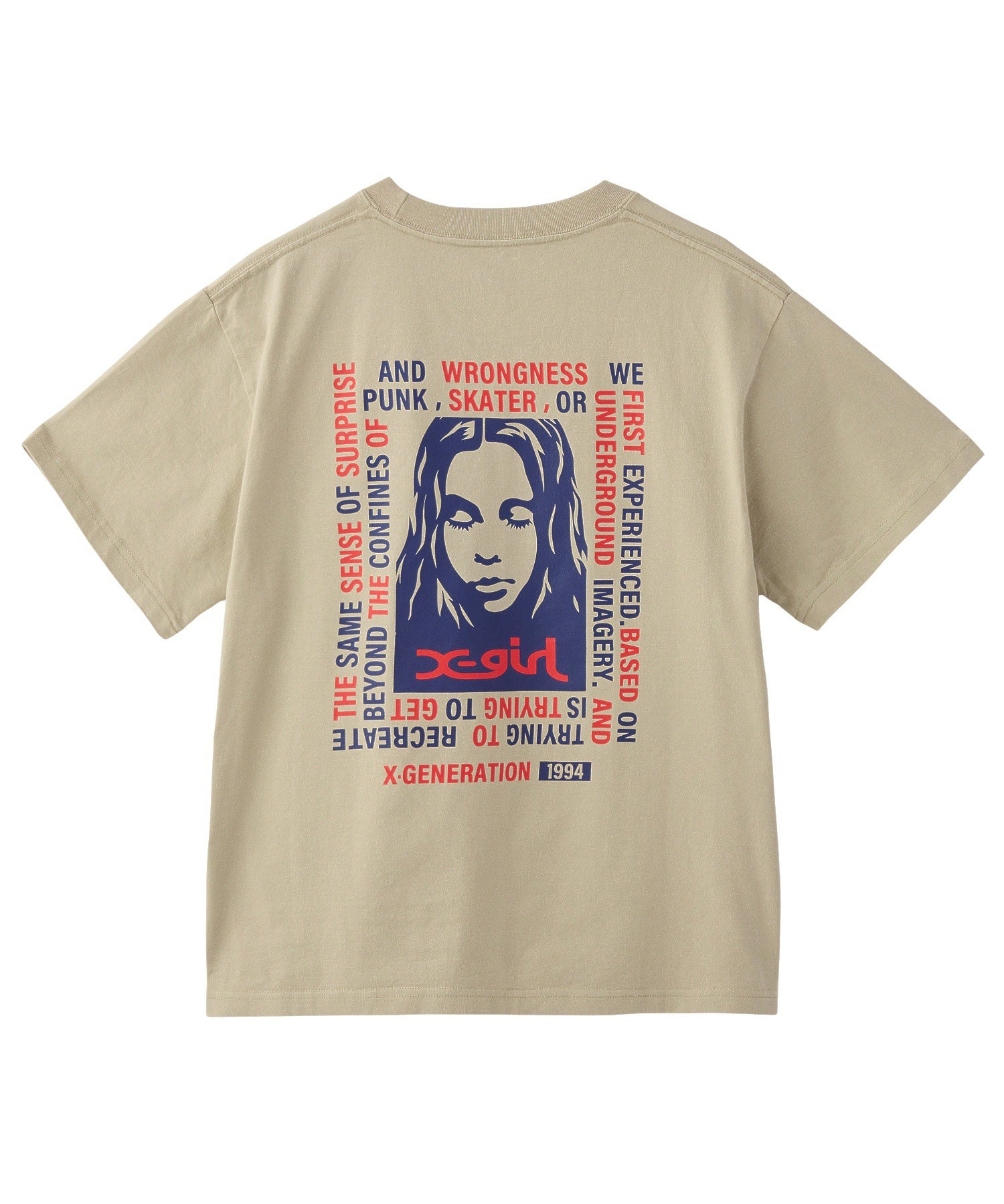 MESSAGE BOX FRAMED FACE S/S TEE