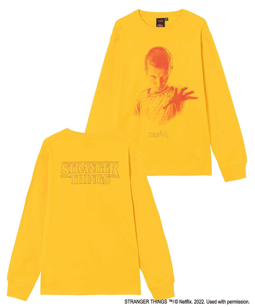 X-girl × STRANGER THINGS ELEVEN L/S TEE – calif