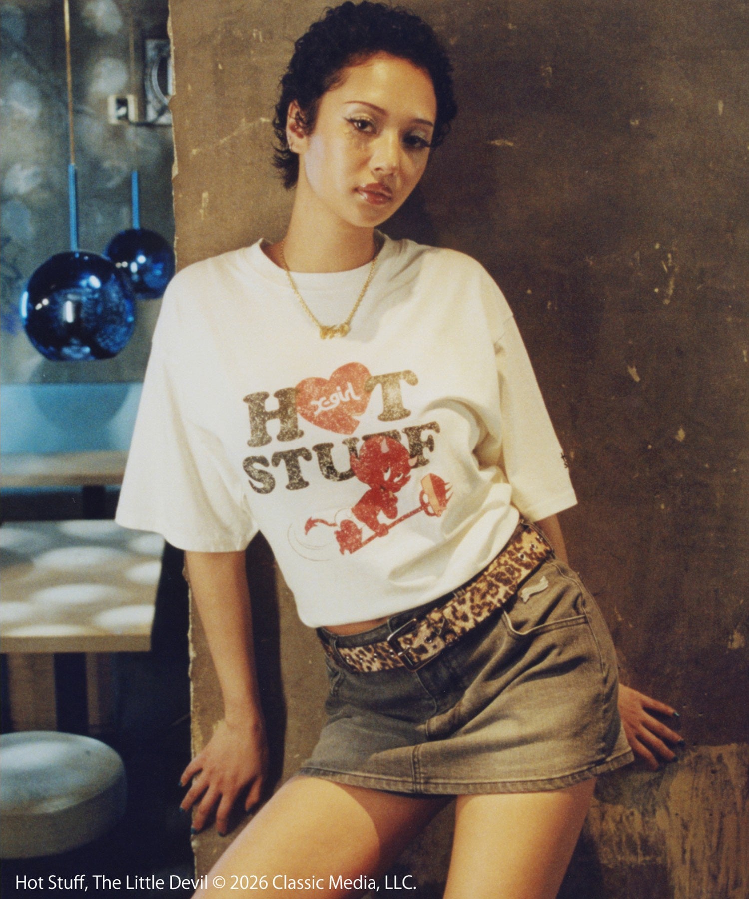 X-girl | HOT STUFF FADED S/S TEE