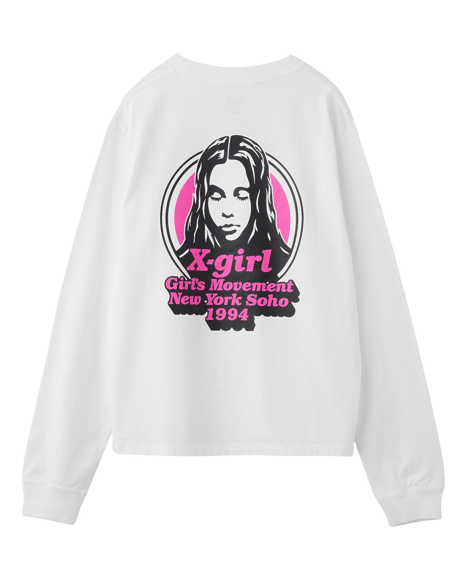 MESSAGE AND FACE CIRCLE LOGO L/S TEE