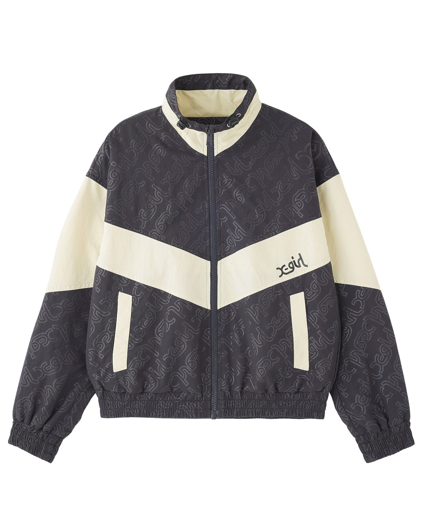 EMBOSSED WIND UP JACKET