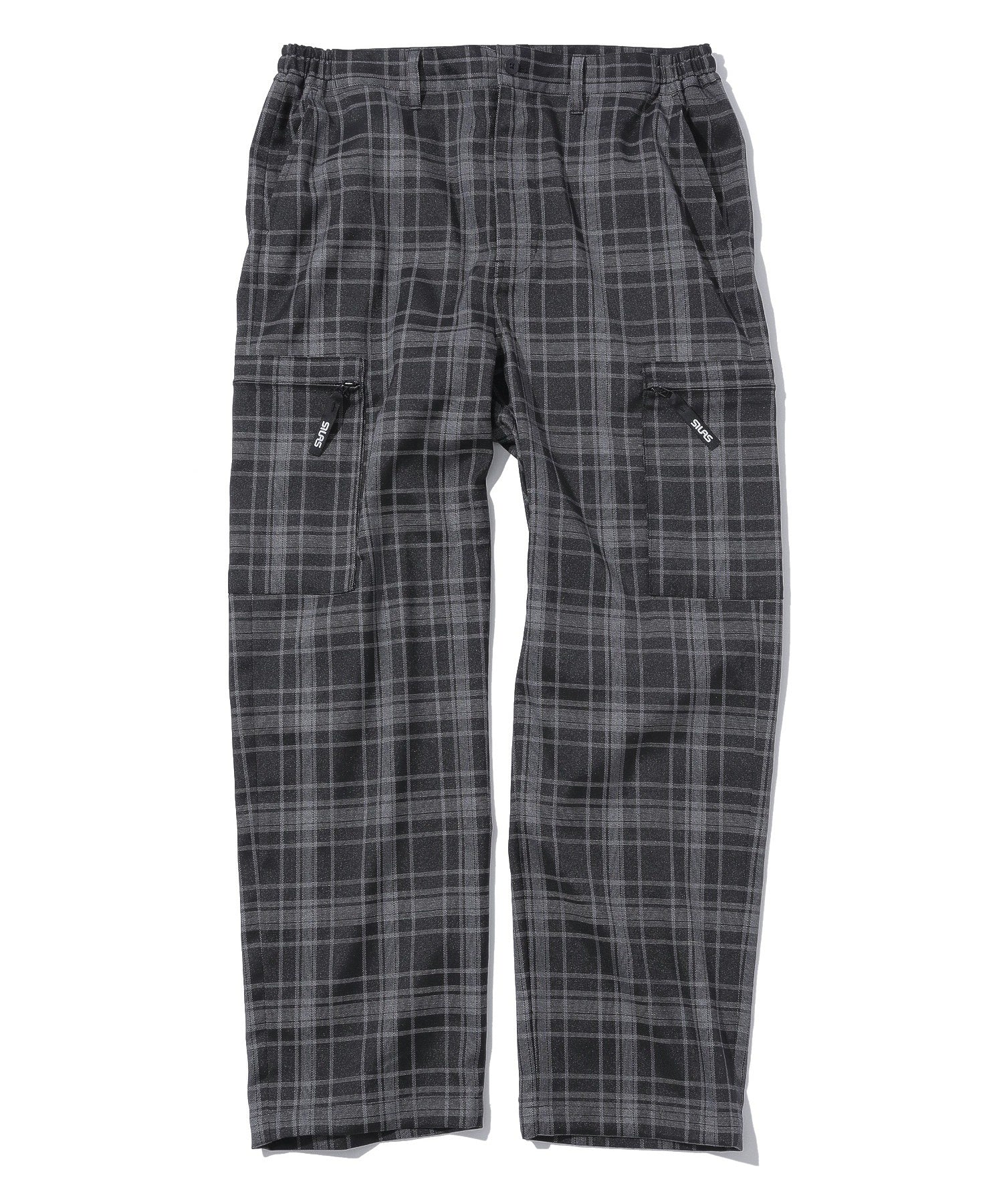 PLAID CARGO PANTS