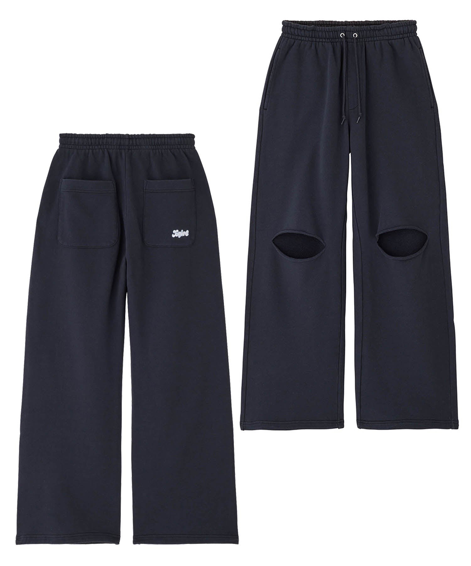 KNEE SLIT SWEAT PANTS X-girl