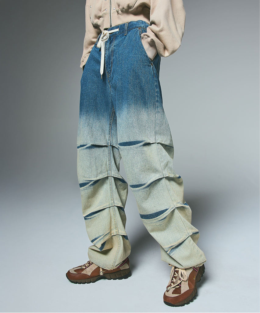 ICE & TECHNO グラデーションデニムパンツ GRADIENT DENIM EASY PANTS – calif（カリフ）公式サイト