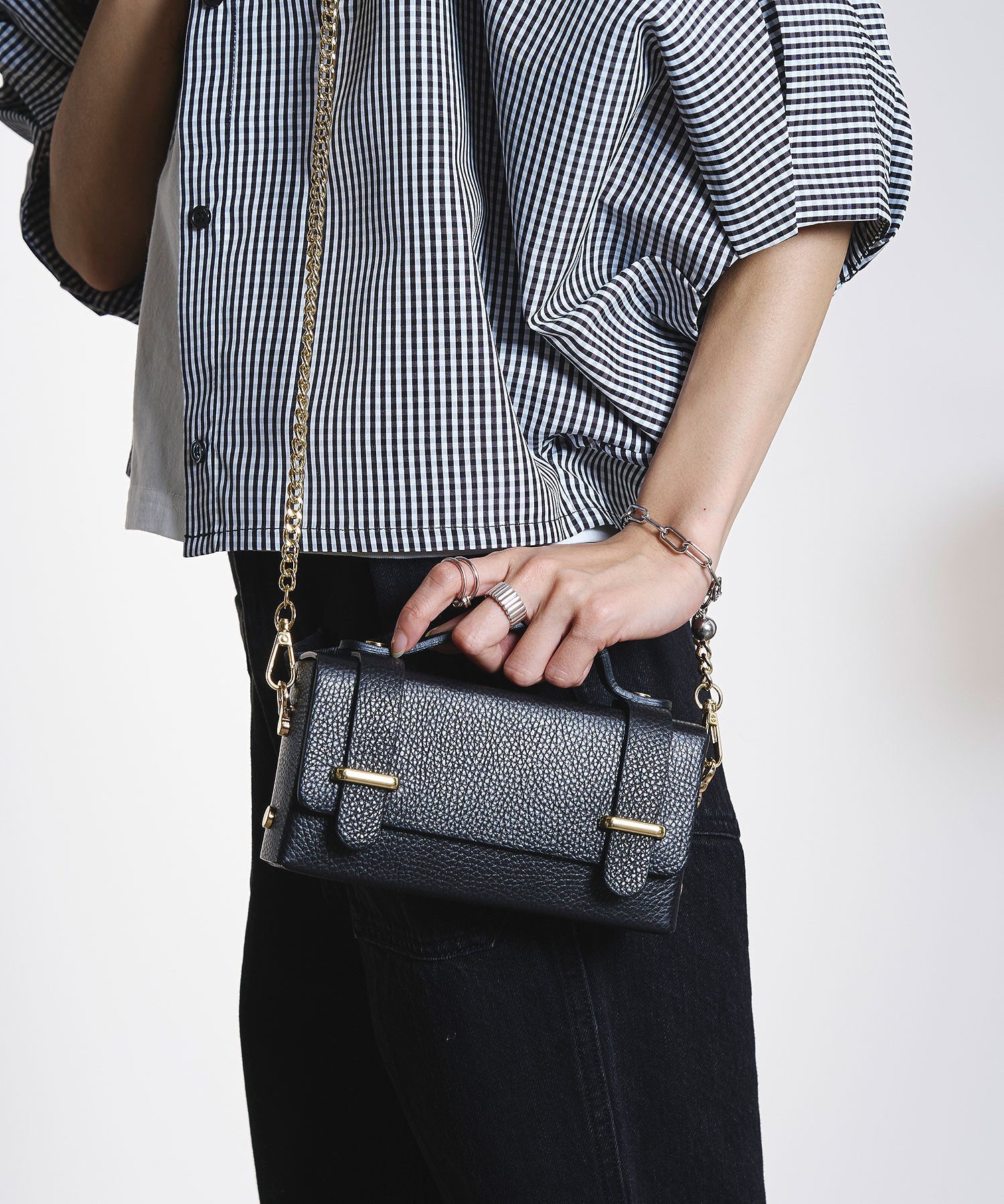 MILLELA FIRENZE/CHAIN SHOULDER BAG
