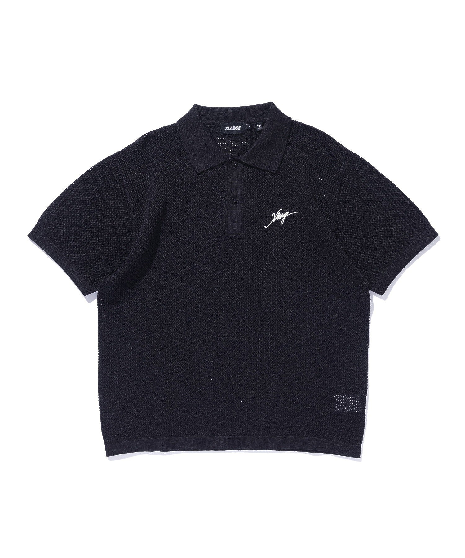 MESH KNIT POLO SHIRT