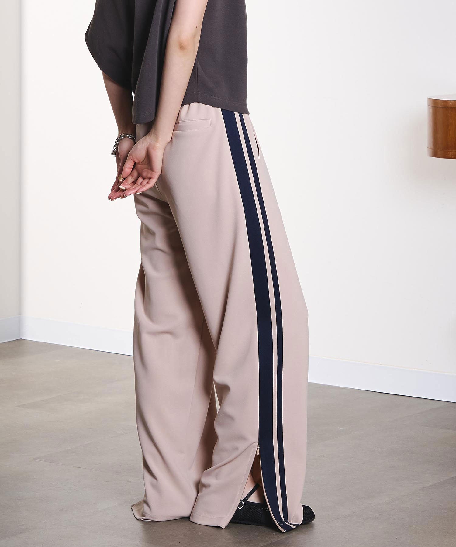 SIDE LINE GEORGETTE PANTS