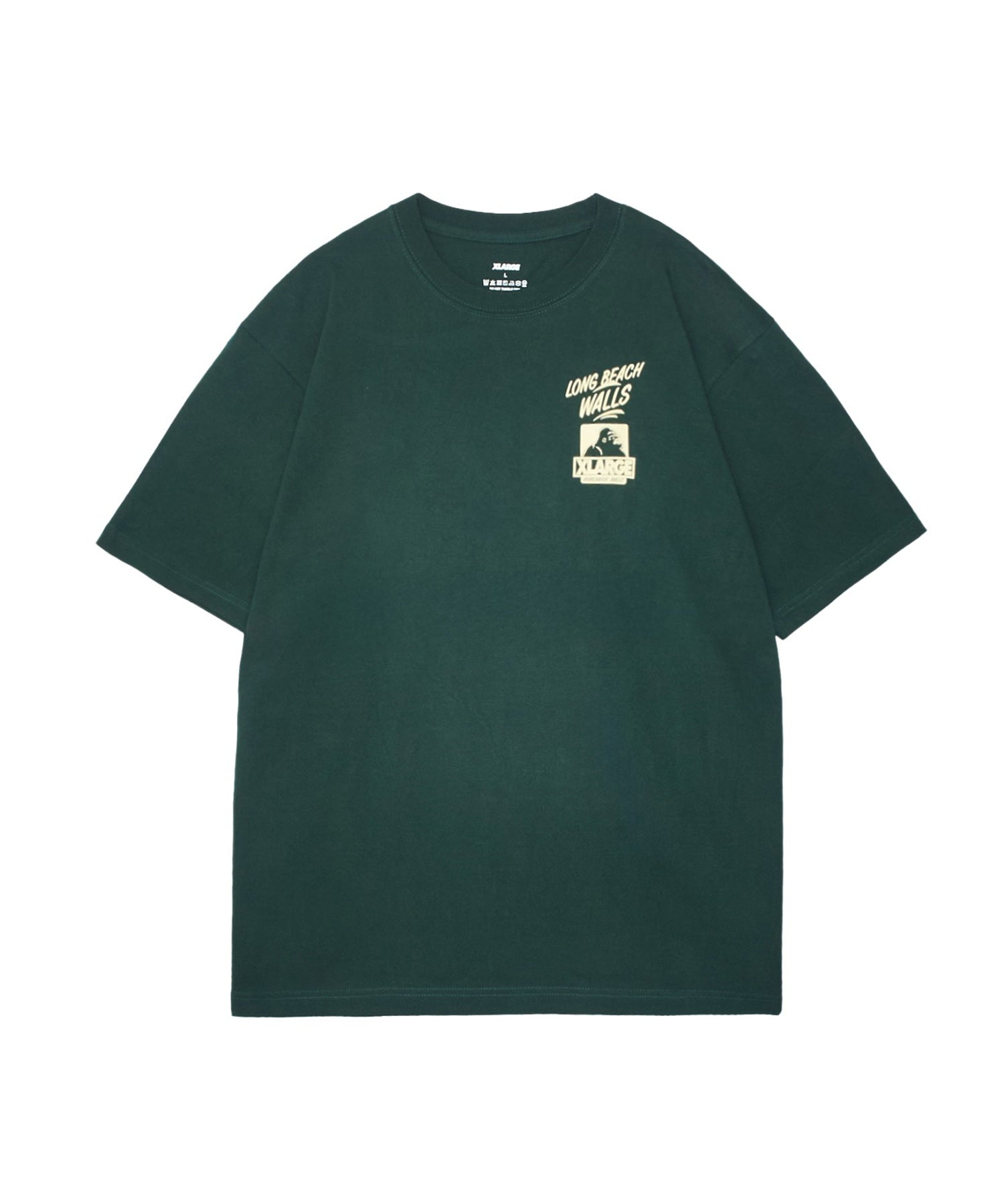 XLARGE x LONG BEACH WALLS S/S TEE calif-ART