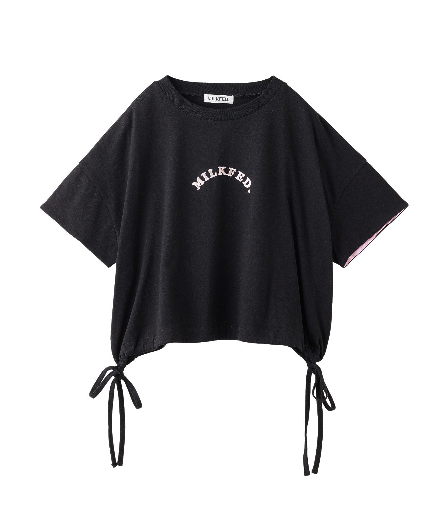 COLORED SLEEVE EDGE S/S TOP