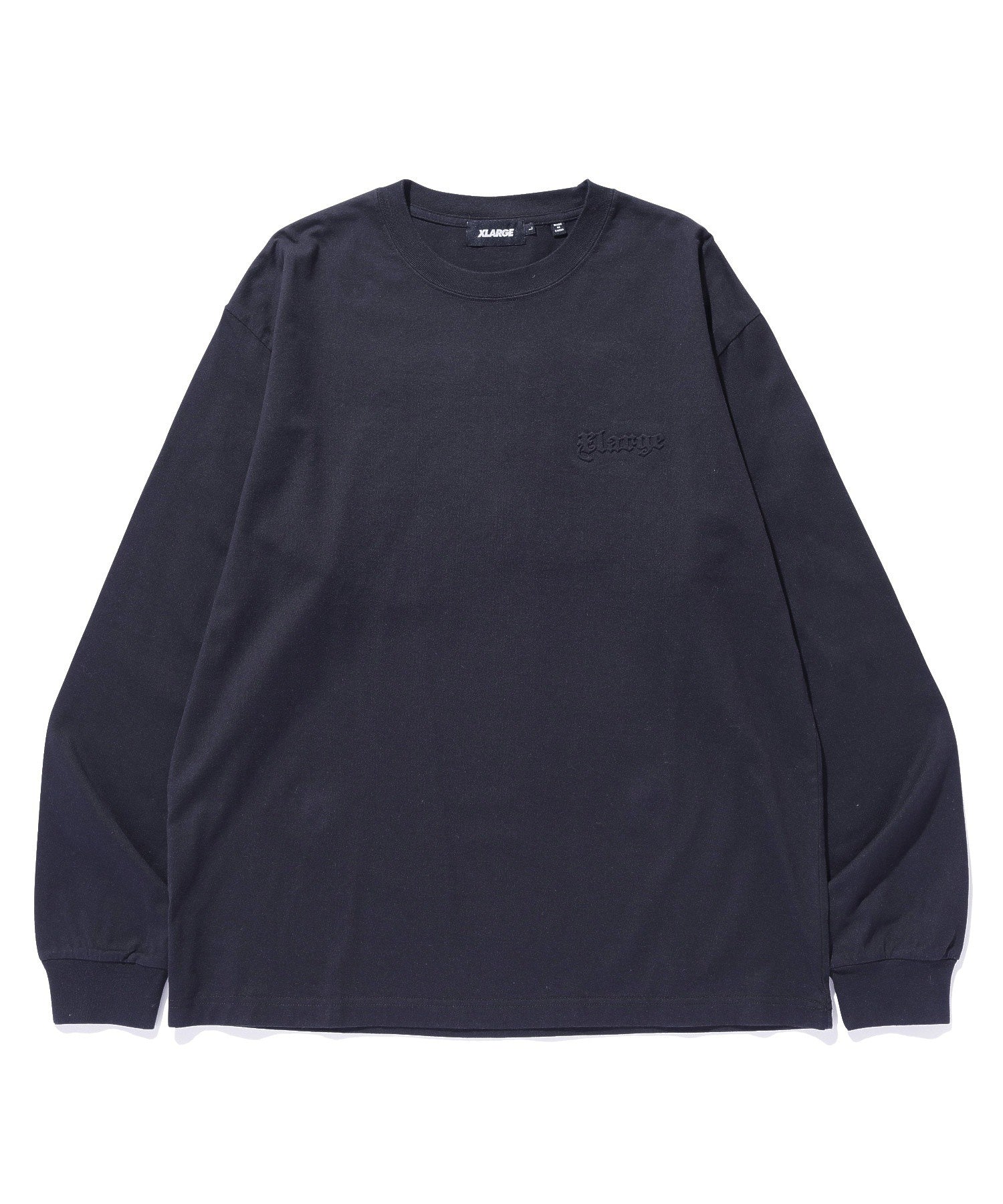 EMBOSSED OLD ENGLISH L/S TEE