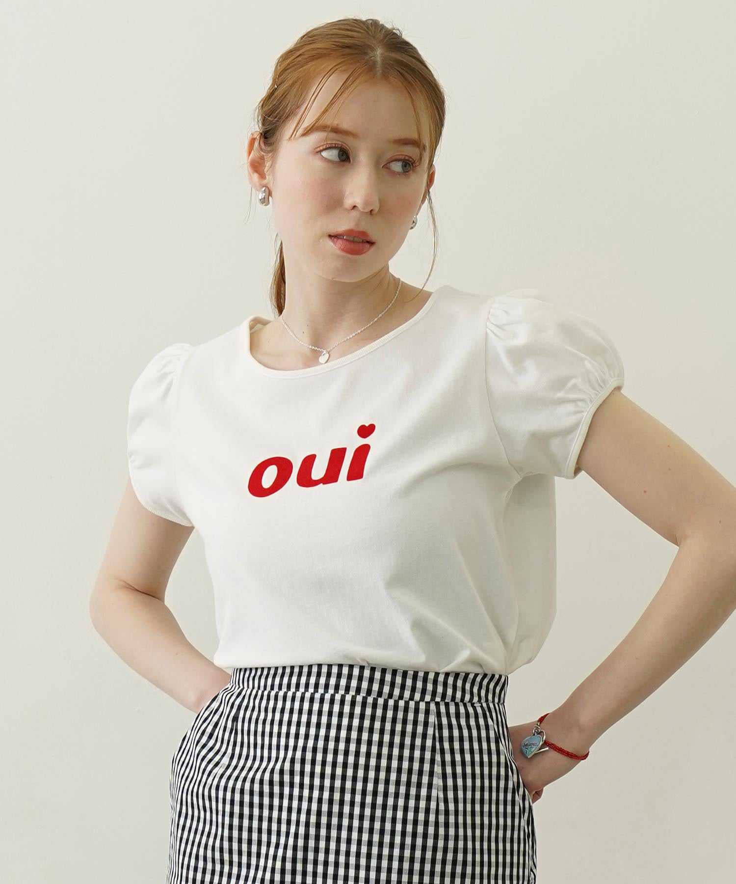 OUI PUFF SLEEVE TOP