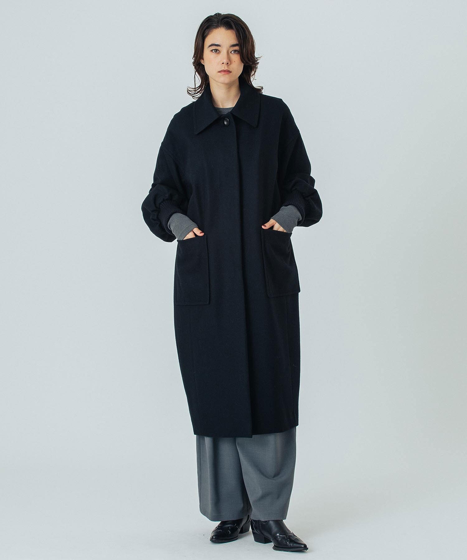 mici/VOLUME SLEEVE COAT