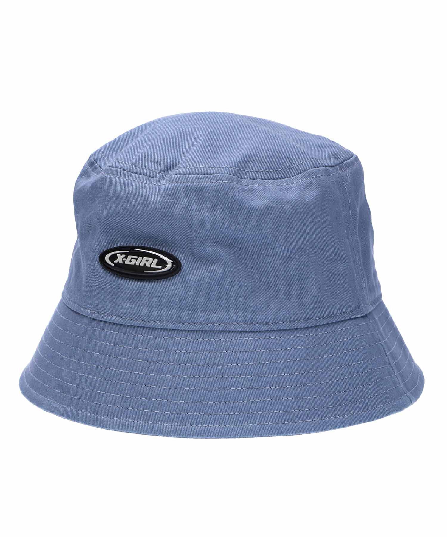 BROKEN OVAL LOGO BUCKET HAT X-girl