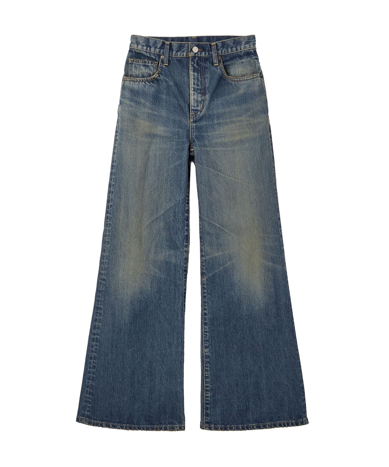 FLARED DENIM PANTS