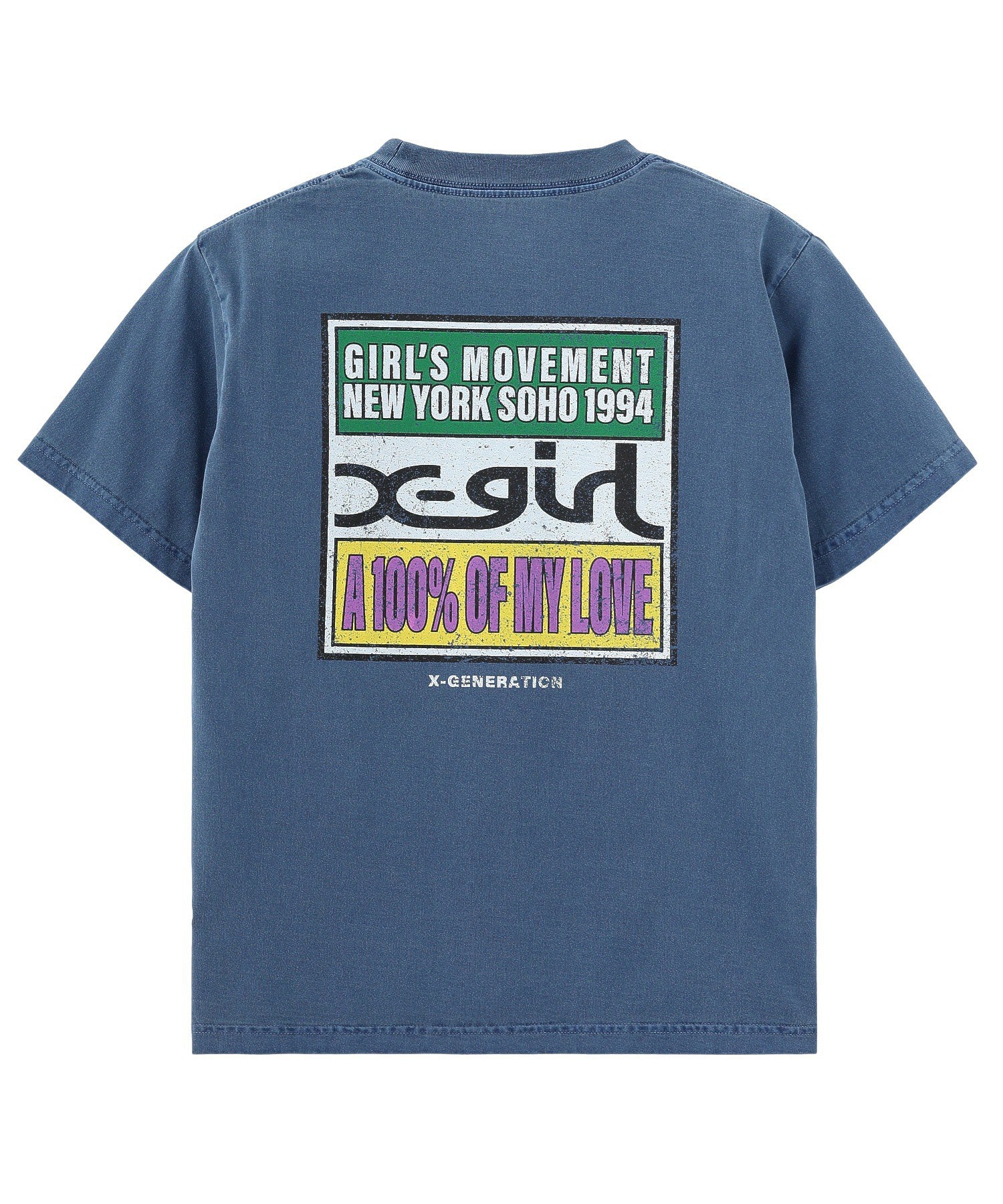FADED HARD COLORS BOX LOGO S/S TEE