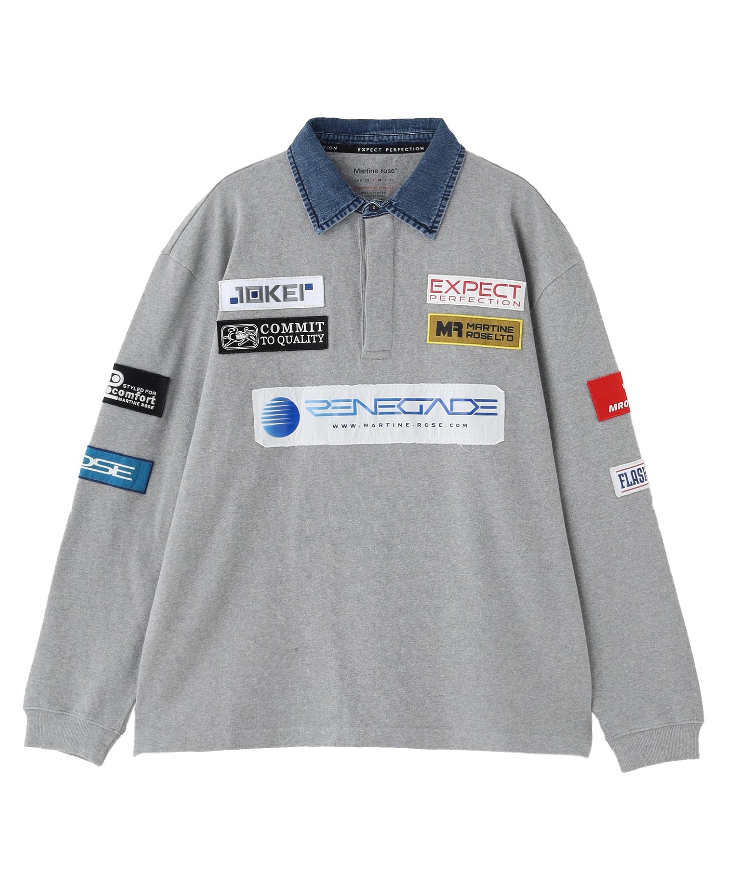 MARTINE ROSE/マーティン ローズ/RUGBY POLO 672JE07045