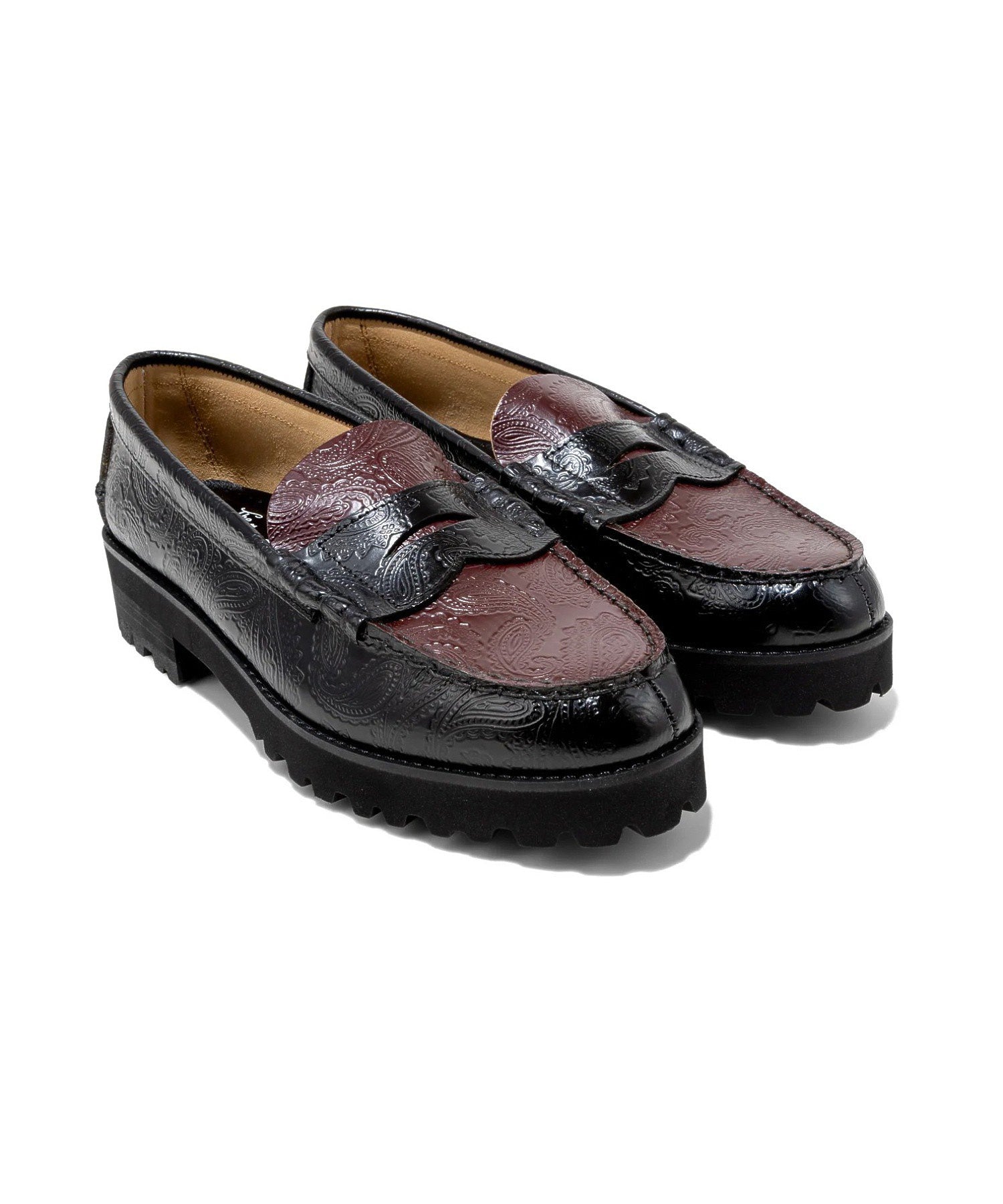The Kenford Fineshoes/TANK SOLE COMBI COLOR LOAFERS
