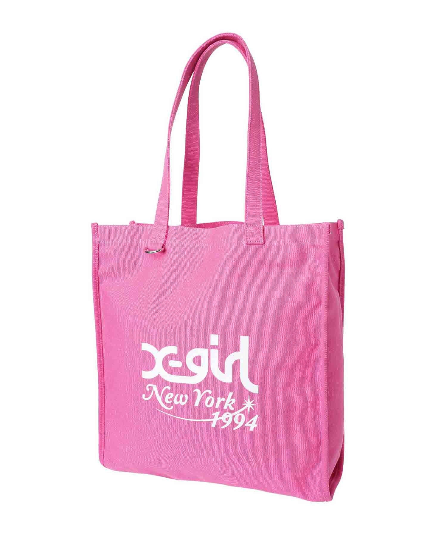 X-girl NEW YORK CANVAS TOTE BAG