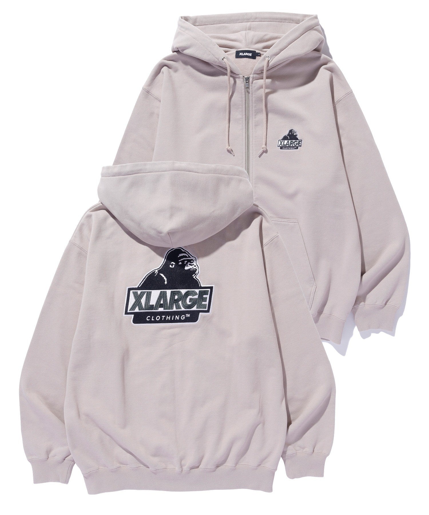 SLANTED OG ZIP HOODED SWEATSHIRT